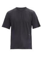 Matchesfashion.com Goldwin - Raglan-sleeve Honeycomb-jersey T-shirt - Mens - Black
