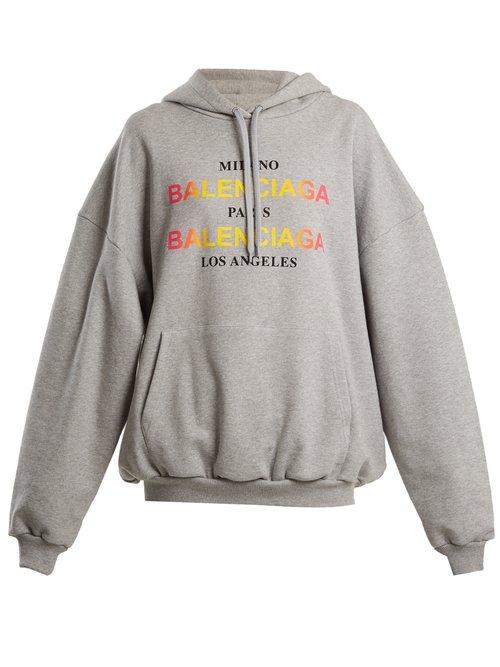 Matchesfashion.com Balenciaga - Hoodie - Womens - Grey