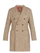 Etro Double-breasted Tweed Overcoat