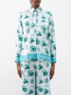 Max Mara - Svago Shirt - Womens - Turquoise