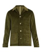 Matchesfashion.com De Bonne Facture - Patch Pocket Cotton Corduroy Jacket - Mens - Green
