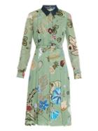 Gucci Flora Knight-print Shirtdress