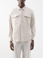 Arch4 - London Flap-pocket Cashmere Overshirt - Mens - Cream
