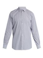 Paul Smith Striped Cotton-poplin Shirt
