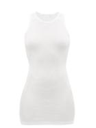 Wardrobe.nyc Wardrobe. Nyc - Ribbed Cotton-jersey Mini Dress - Womens - White