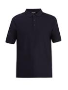 Giorgio Armani Short-sleeved Cotton Polo Shirt