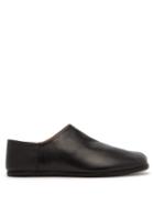 Matchesfashion.com Maison Margiela - Tabi Split Toe Leather Loafers - Mens - Black