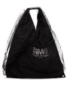 Matchesfashion.com Mm6 Maison Margiela - Japanese Tulle Shoulder Bag - Womens - Black