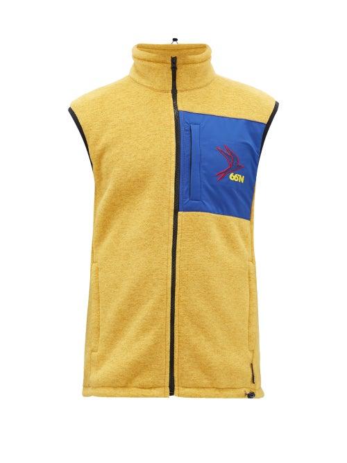 Matchesfashion.com 66north - Kria Technical-fleece Gilet - Mens - Yellow