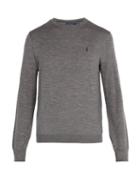 Matchesfashion.com Polo Ralph Lauren - Crew Neck Wool Sweater - Mens - Grey