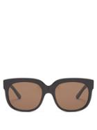 Matchesfashion.com Gucci - Square Frame Sunglasses - Mens - Black