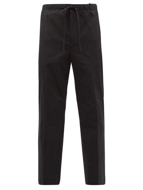 Matchesfashion.com Craig Green - Straight-leg Tumbled Cotton-poplin Trousers - Mens - Black