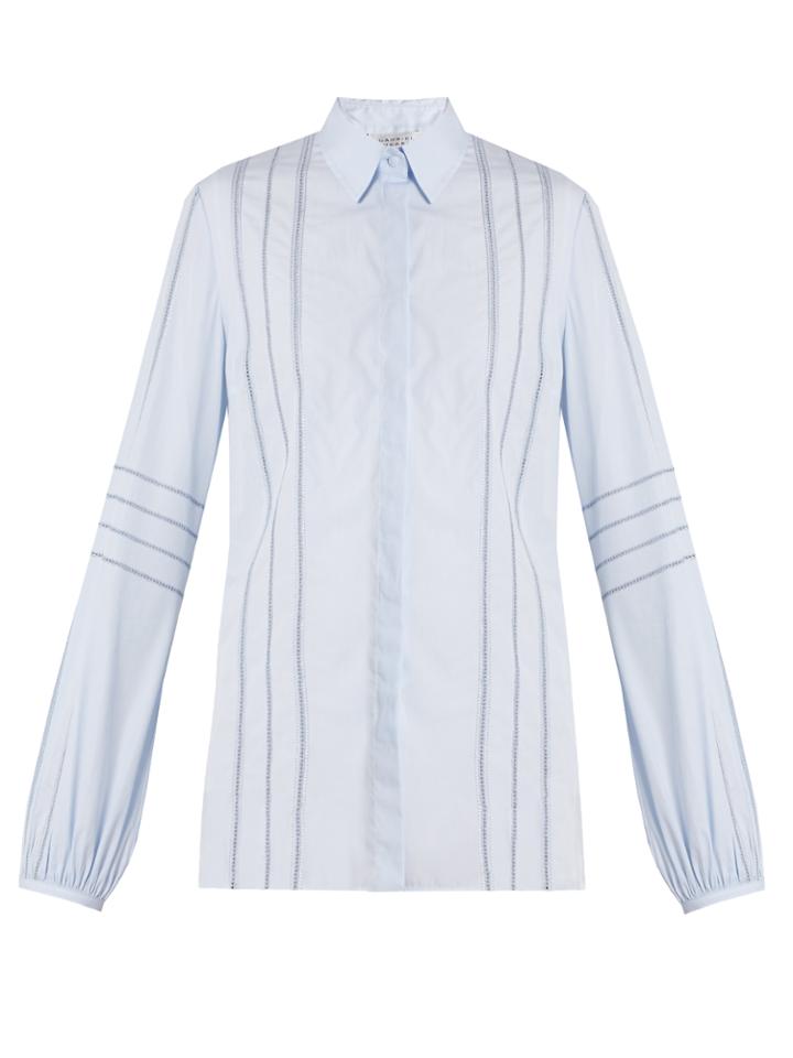 Gabriela Hearst Abbey Jour-chelle Cotton Blouse
