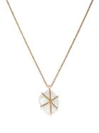 Aurlie Bidermann - Mycene 18kt Gold-plated Rock Crystal Necklace - Womens - Gold Multi