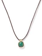 Fernando Jorge - Malachite & 18kt Gold Pendant Necklace - Mens - Green Multi