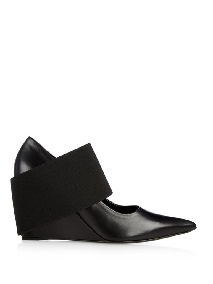 Balenciaga Prism Leather And Elastic-band Pumps