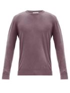 Matchesfashion.com Gabriela Hearst - Palco Cashmere Sweater - Mens - Dark Pink