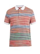 Missoni Contrasting Striped-knit Cotton Polo Shirt