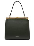 Matchesfashion.com Mansur Gavriel - Elegant Top Handle Leather Bag - Womens - Dark Green