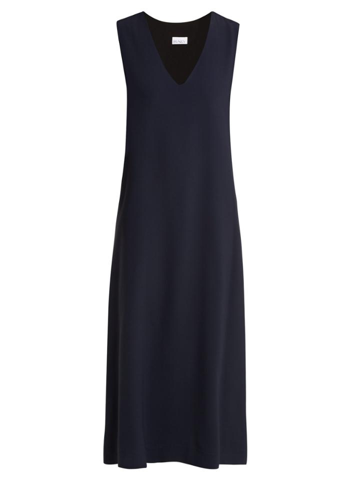 Raey V-neck Midi Dress