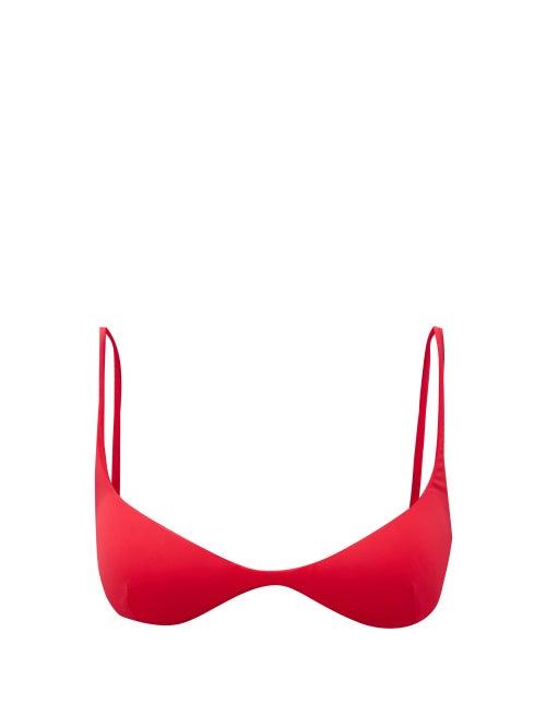 Ladies Beachwear Isa Boulder - Addition Underwired Bikini Top - Womens - Pink