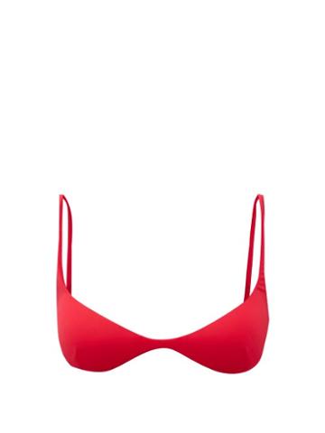 Ladies Beachwear Isa Boulder - Addition Underwired Bikini Top - Womens - Pink