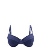 Matchesfashion.com Form And Fold - The Base Underwired D-g Bikini Top - Womens - Navy