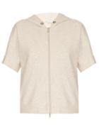 Brunello Cucinelli Zip-front Cashmere-blend Sweatshirt