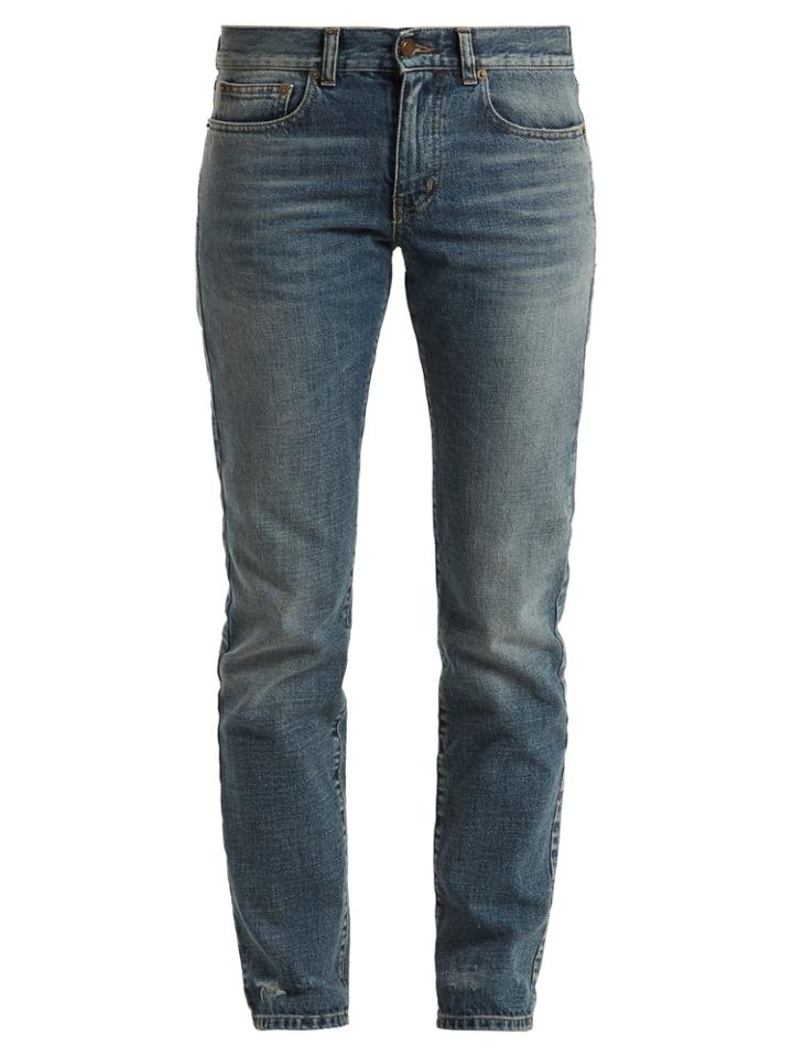 Saint Laurent Low-rise Straight-leg Boyfriend Jeans