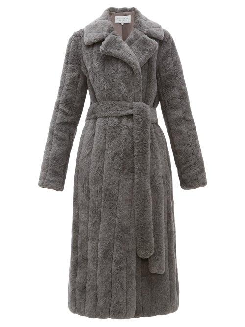 Matchesfashion.com Gabriela Hearst - Pavlovna Wool Blend Coat - Womens - Grey