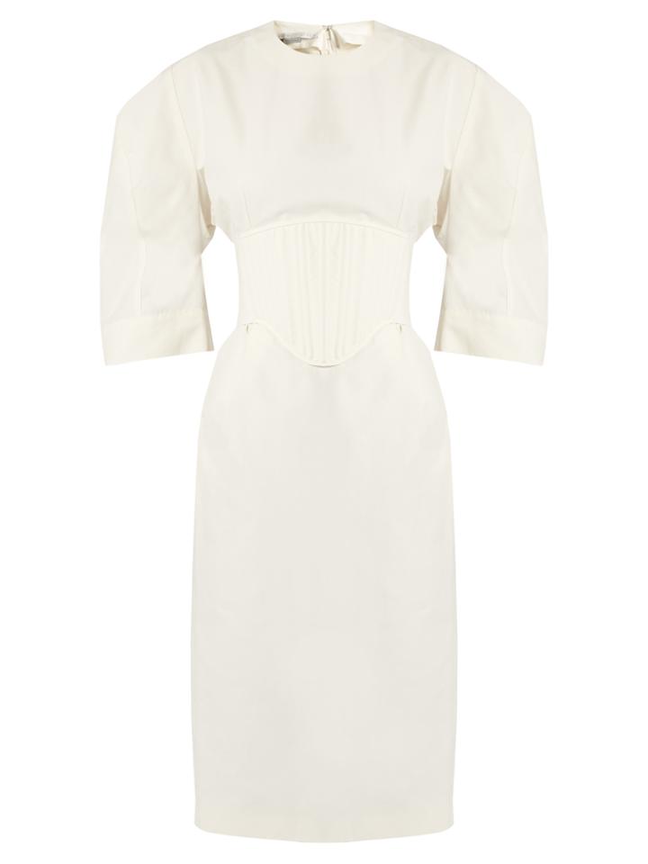Stella Mccartney Aleena Round-shoulder Corset Dress