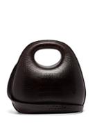 Matchesfashion.com Lemaire - Egg Crocodile Effect Leather Bag - Womens - Brown