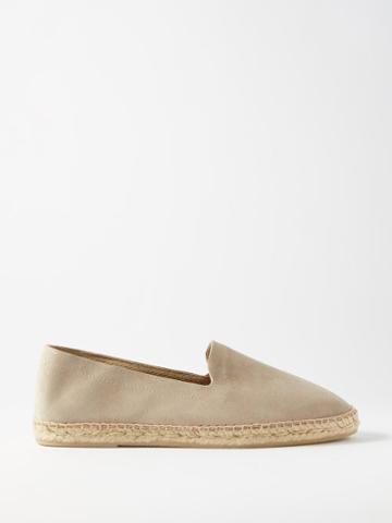 The Resort Co - Suede Espadrilles - Mens - Beige