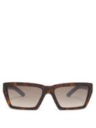 Matchesfashion.com Prada Eyewear - Rectangular Tortoiseshell Acetate Sunglasses - Mens - Tortoiseshell