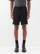 Nili Lotan - Austin Drawstring-waist Cotton-jersey Shorts - Mens - Black