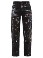 Matchesfashion.com Off-white - Paint Splatter Jeans - Mens - Multi