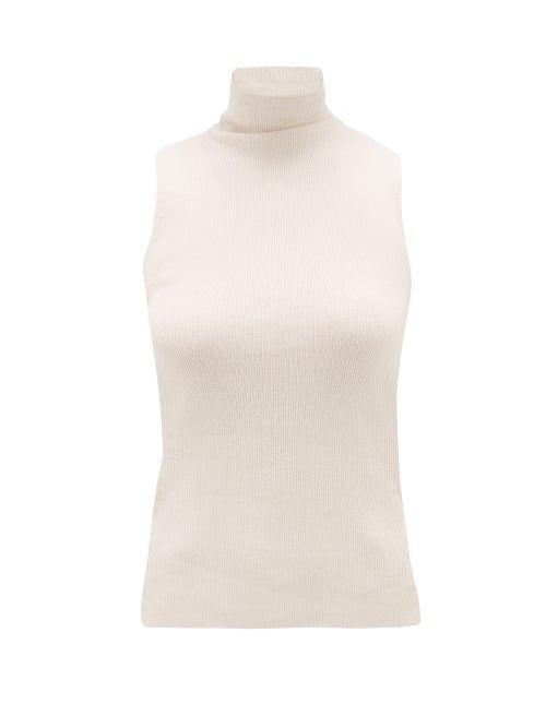 Matchesfashion.com S Max Mara - Baldi Top - Womens - Ivory