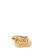 Matchesfashion.com Alighieri - Gemini 24kt Gold-plated Zodiac Ring - Womens - Gold