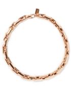 Matchesfashion.com Lauren Rubinski - Square-link 14kt Rose-gold Necklace - Womens - Rose Gold