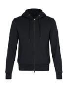 Matchesfashion.com Moncler - Hooded Cotton Sweatshirt - Mens - Navy
