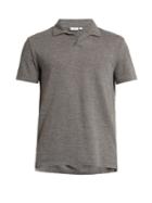 Onia Shaun Linen-blend Polo Shirt