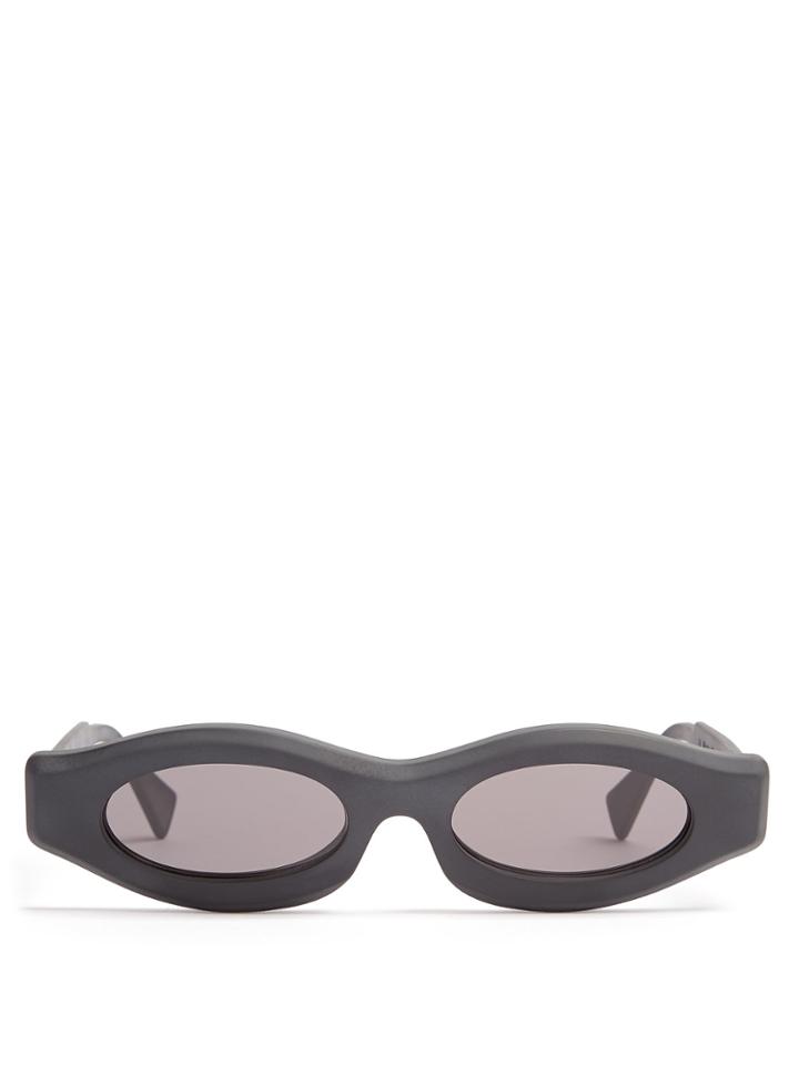 Kuboraum Rectangular-frame Acetate Sunglasses