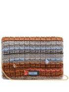 Prada Striped Knit Pouch