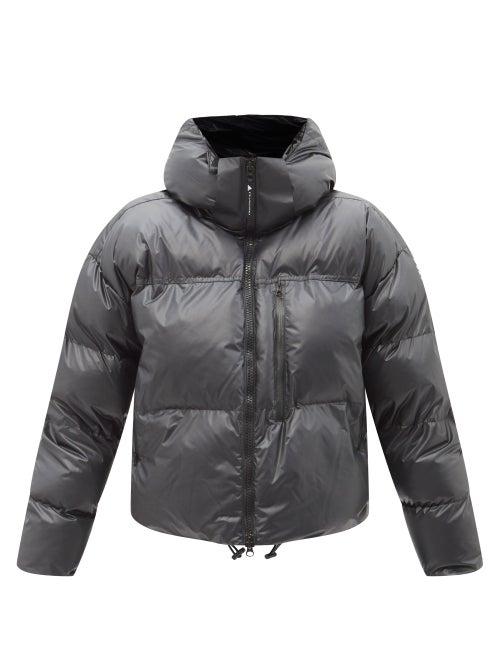 Adidas By Stella Mccartney - Hooded Padded Short Jacket - Womens - Black