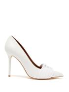 Matchesfashion.com Malone Souliers - Nauti Braided Rope Leather Pumps - Womens - White