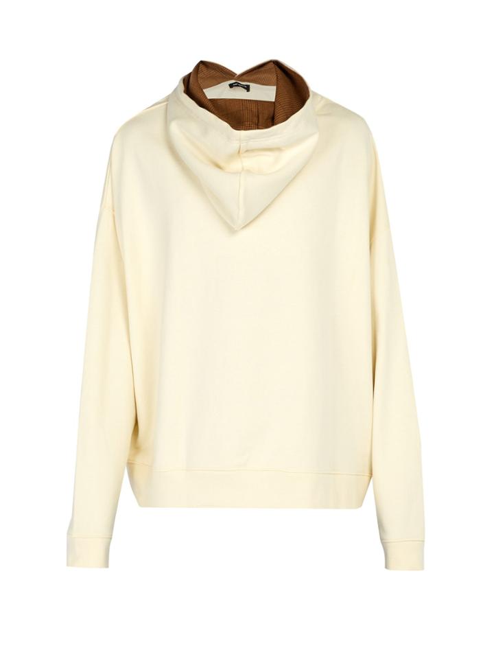 Raf Simons Back-to-front Cotton Hooded Sweatshirt