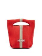 Matchesfashion.com Lastframe - Two-tone Rib-knit Bag - Womens - Red Multi