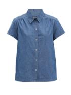 Matchesfashion.com A.p.c. - Clo Ripstop-denim Shirt - Womens - Blue