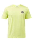 Stone Island - Logo-patch Cotton-jersey T-shirt - Mens - Yellow