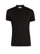 Matchesfashion.com Orlebar Brown - Sebastian Merino Wool Polo T Shirt - Mens - Black